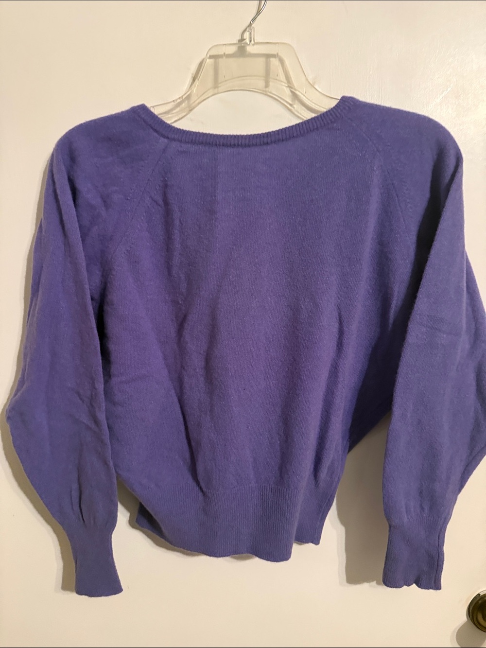 Women's Crewneck Sweater in Violet Purple